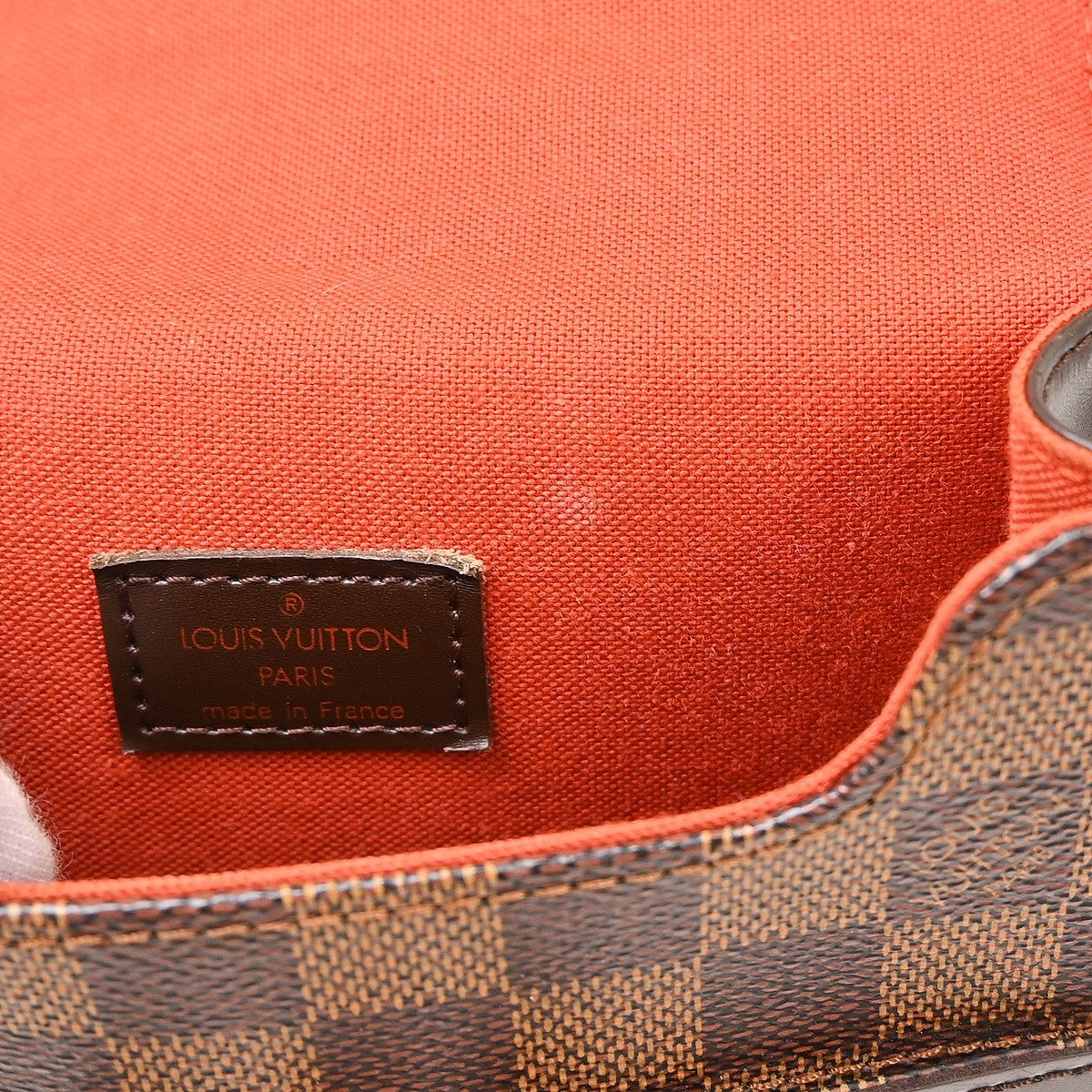 Louis Vuitton Portobello Messenger Damier Ebene Brown Canvas Shoulder Bag Bag (Pre-Owned)
