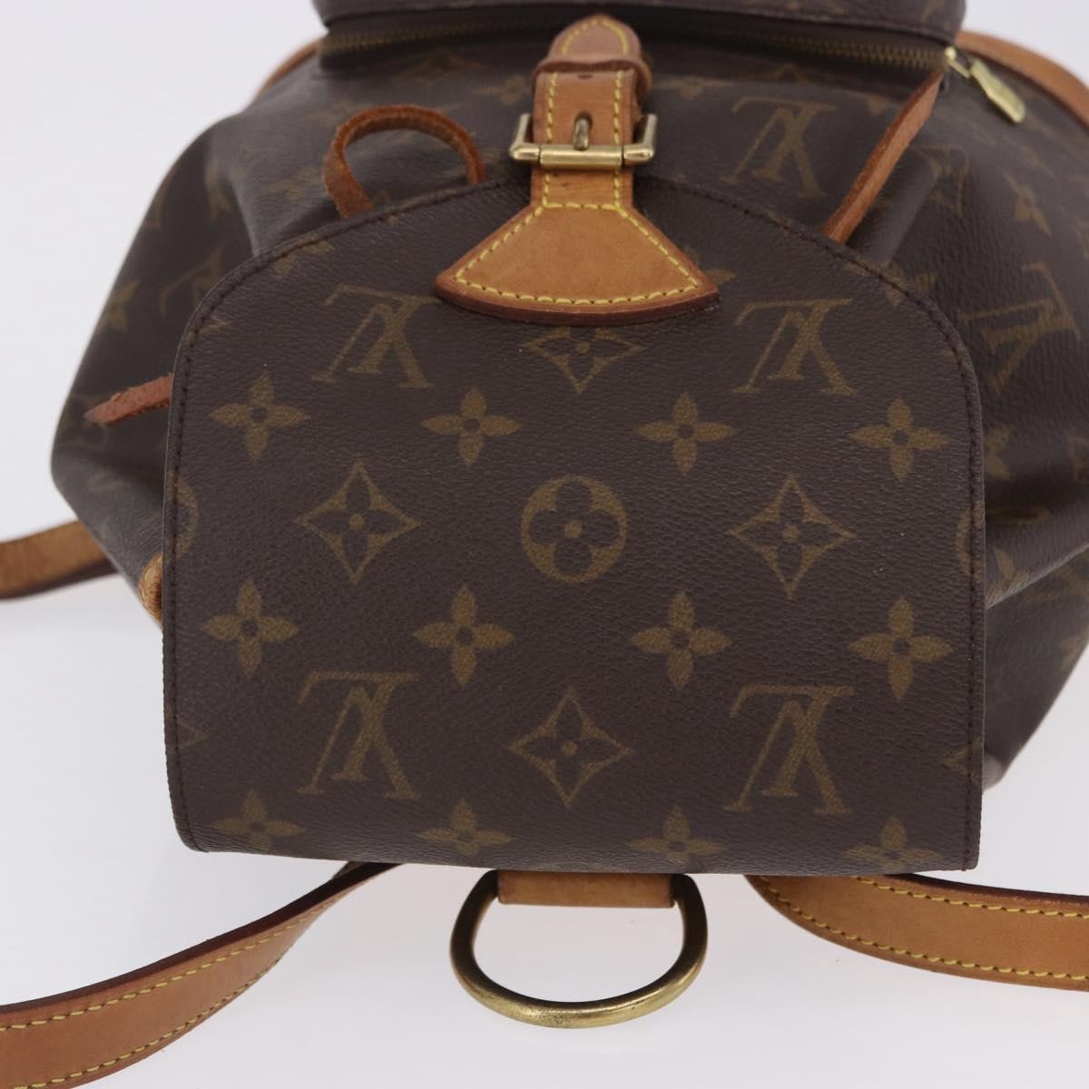 Louis Vuitton Vintage Montsouris Monogram Canvas Brown Canvas Backpack Bag (Pre-Owned)