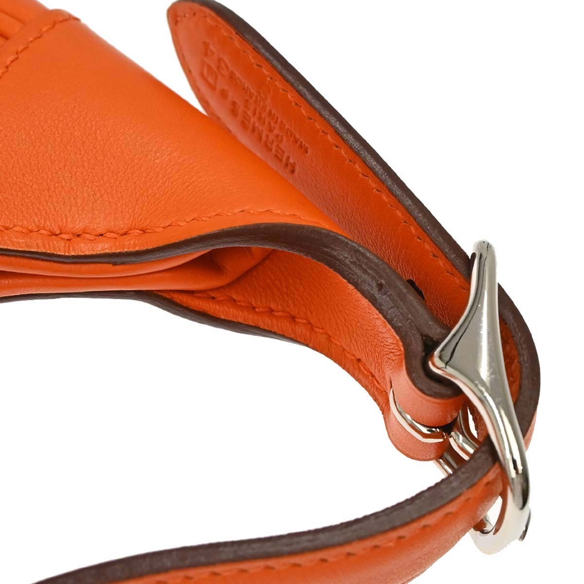 Hermes Trim Epsom Orange Leather Shoulder Bag Bag (Pre-Owned)