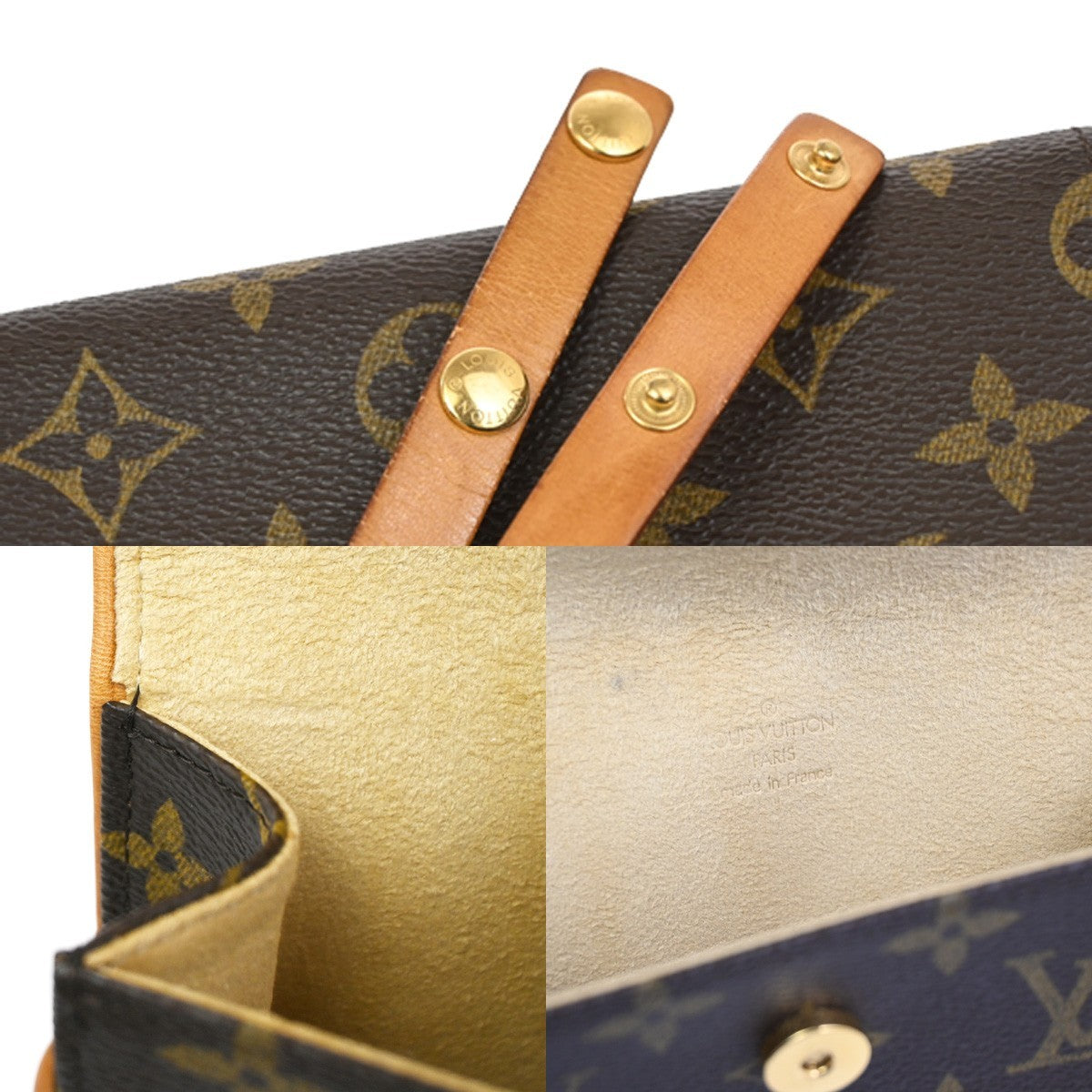 Louis Vuitton Florentine Waist Monogram Canvas Brown Canvas Clutche & Pouche Bag (Pre-Owned)