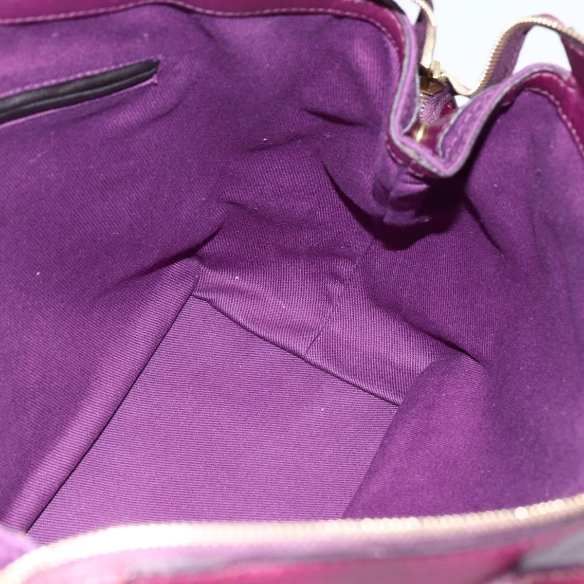 Saint Laurent Bicolor Muse Two Cabas Leather Purple Leather Tote Bag Bag (Pre-Owned)