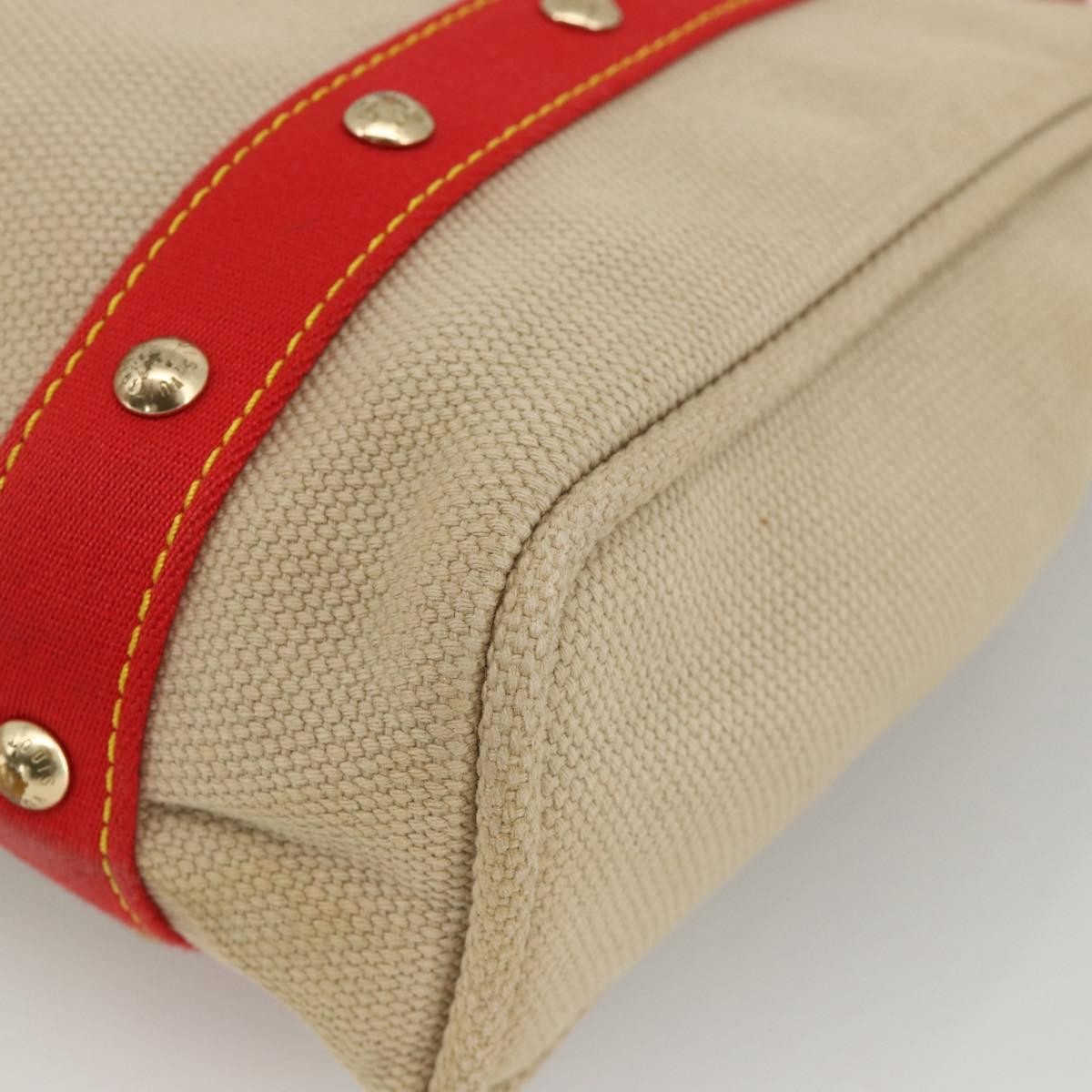 Louis Vuitton Antigua Tote Canvas Beige Canvas Tote Bag Bag (Pre-Owned)