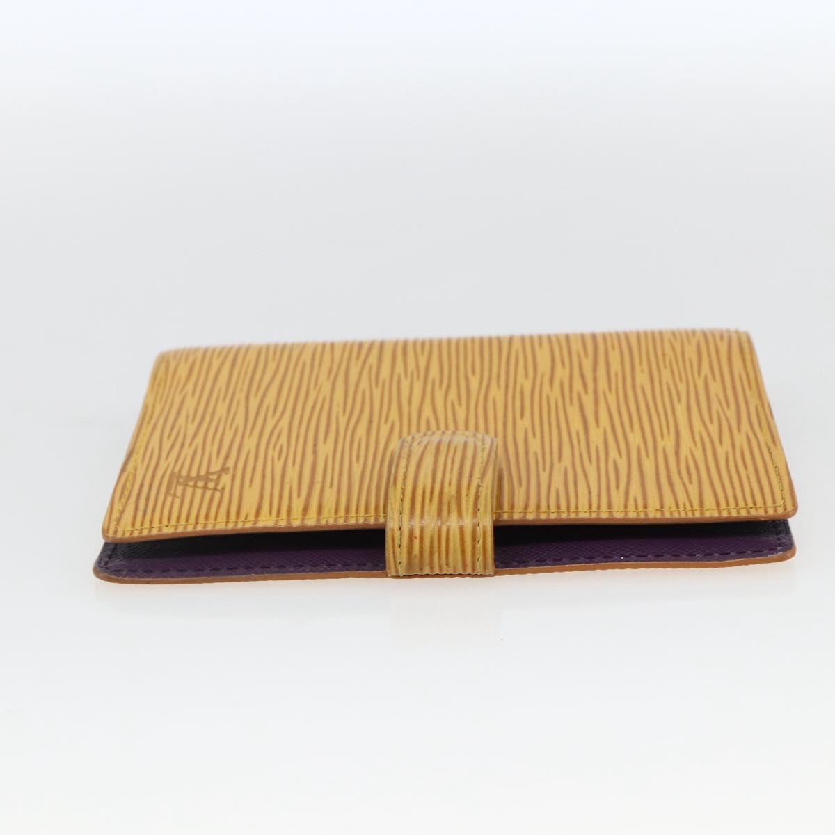 Louis Vuitton Agenda Cover Epi Leather Yellow Leather Wallets Accessory (Pre-Owned)
