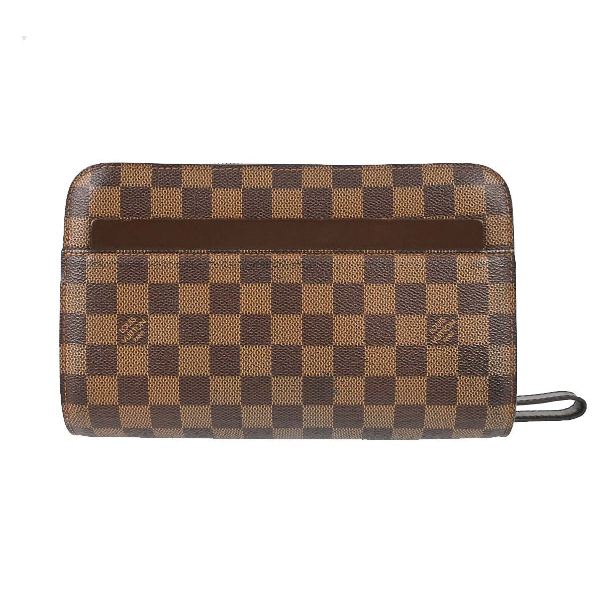 Louis Vuitton Pochette Saint Louis Damier Ebene Brown Canvas Clutche & Pouche Bag (Pre-Owned)