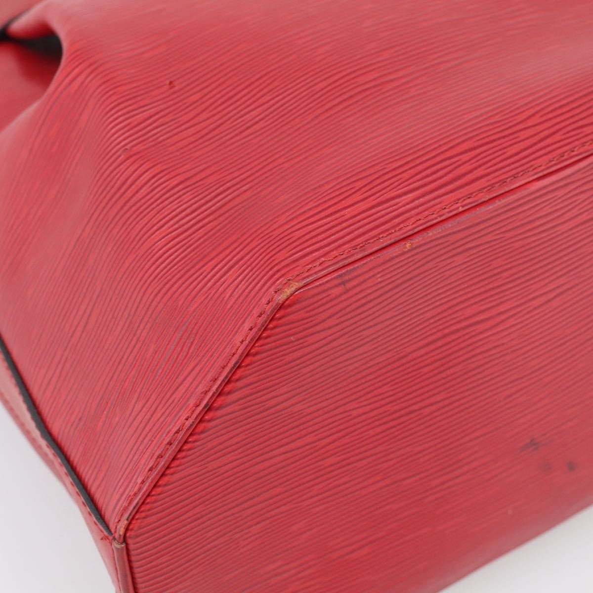 Louis Vuitton Vintage Sac D'epaule Epi Leather Red Leather Handbag (Pre-Owned)