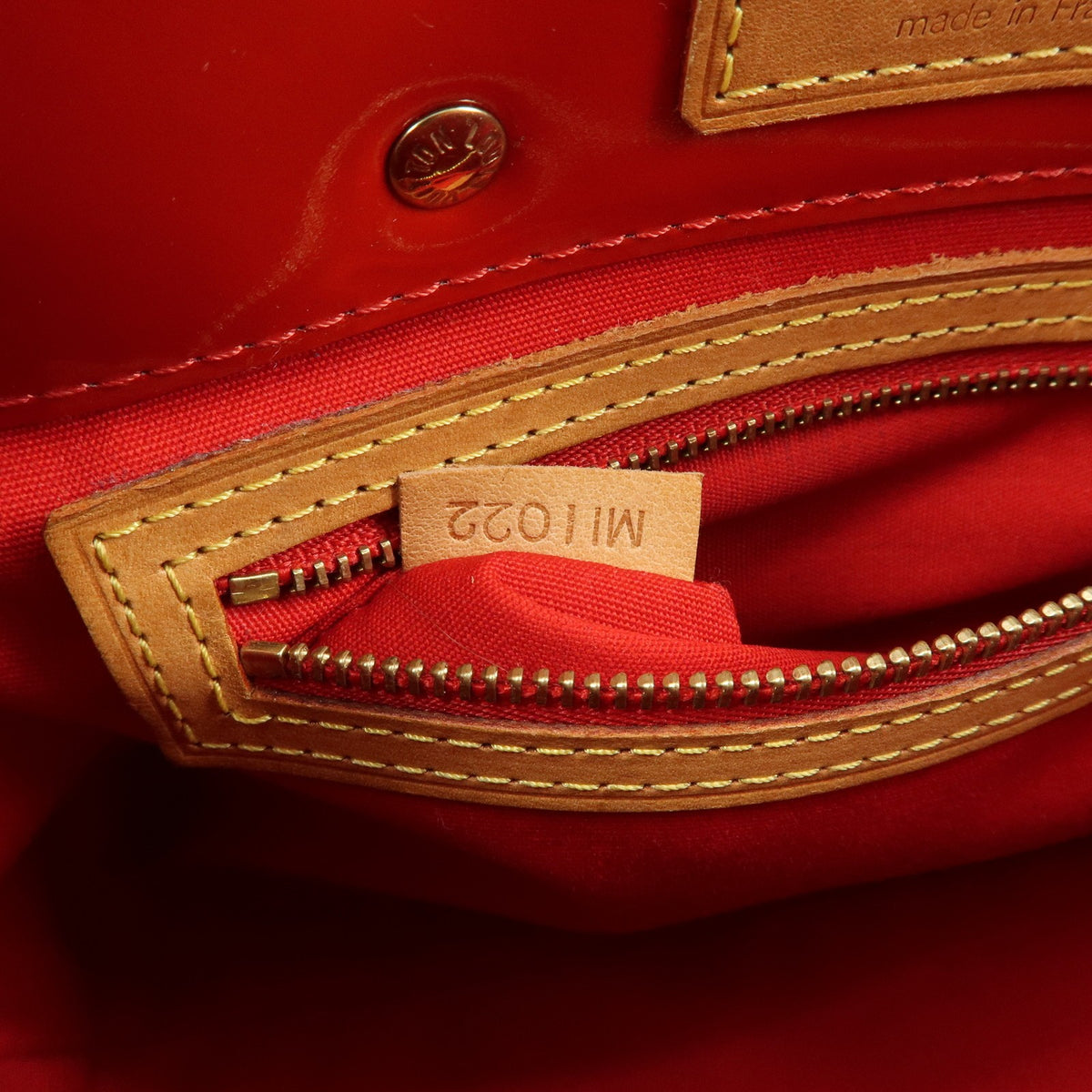 Louis Vuitton Reade Monogram Vernis Red Patent_Leather Handbag (Pre-Owned)