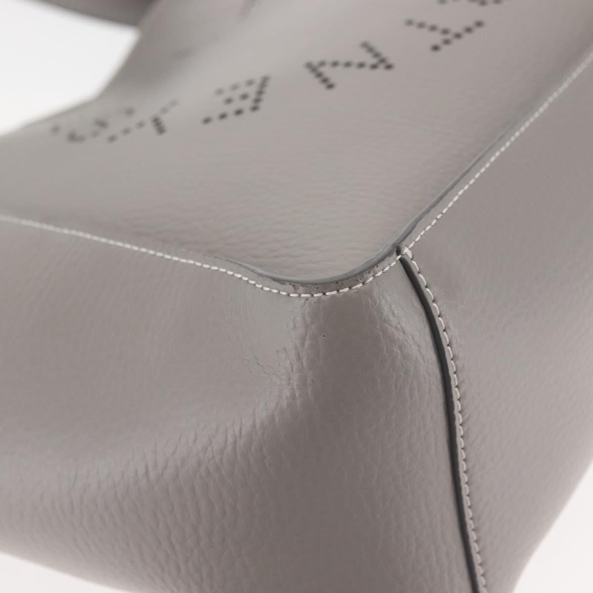 Stella Mccartney Alter Tote Leather Gray Leather Tote Bag Bag (Pre-Owned)