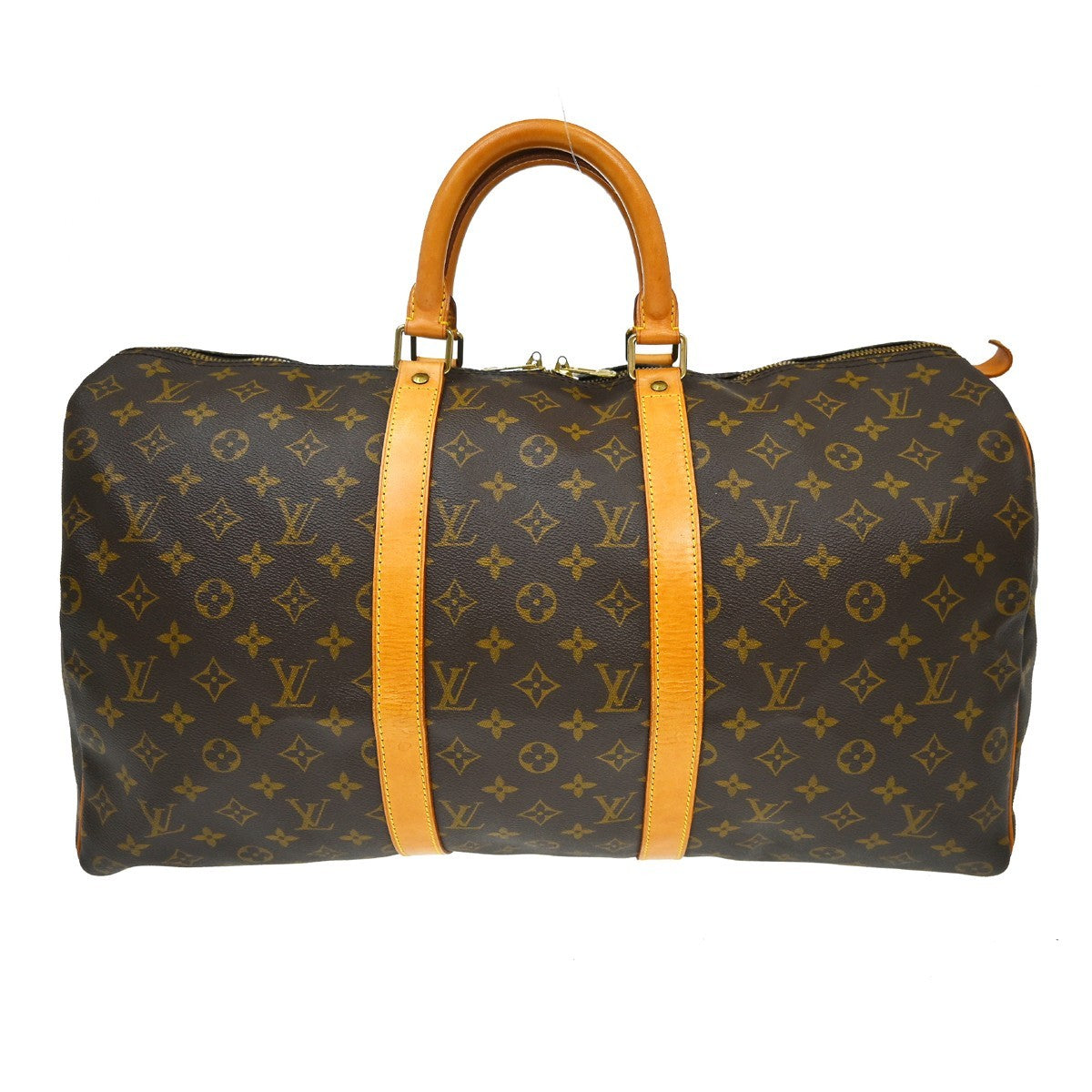 Louis Vuitton Keepall Monogram Canvas Brown Canvas Travel Bag Bag (Pre-Owned)