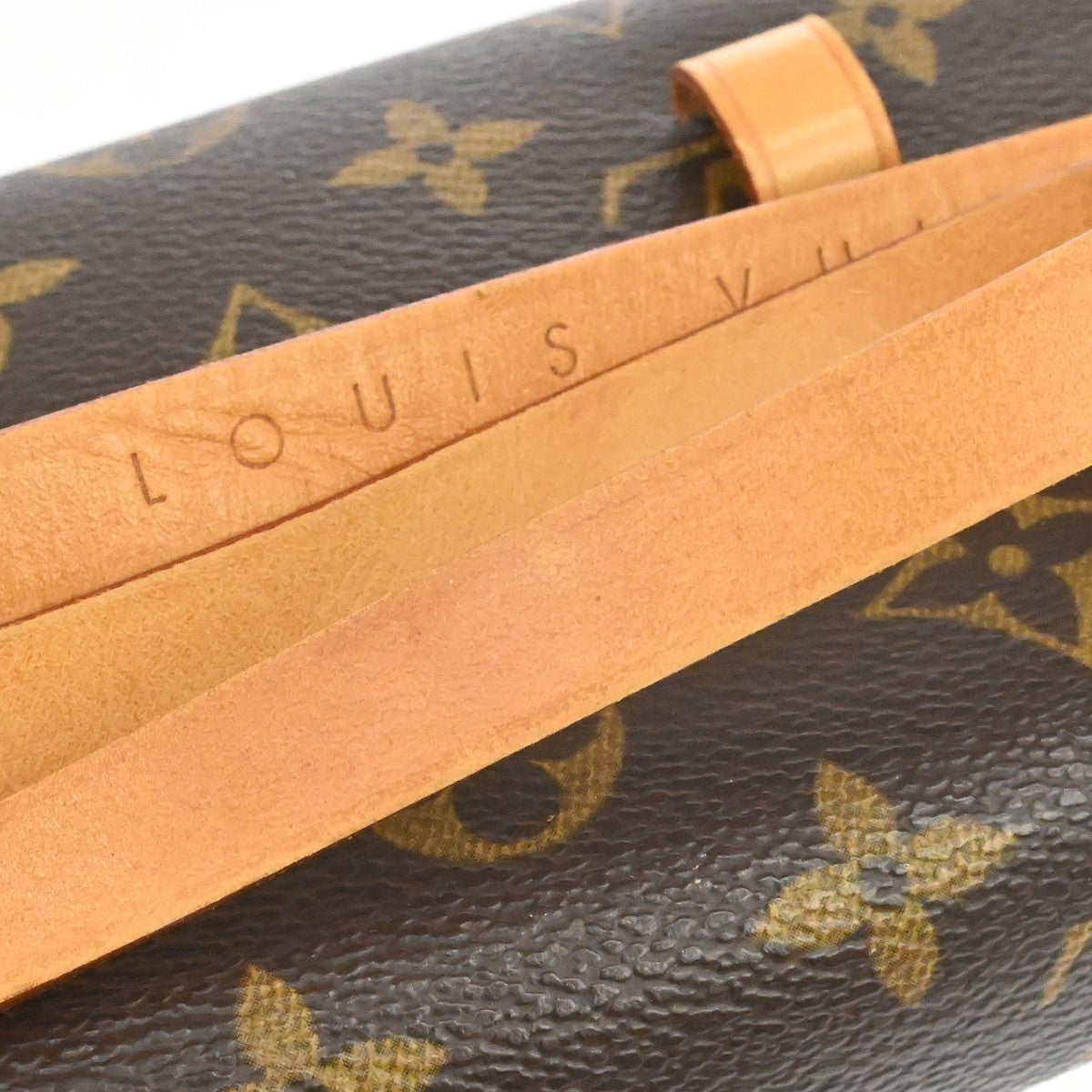 Louis Vuitton Florentine Monogram Brown Canvas Clutche & Pouche Bag (Pre-Owned)
