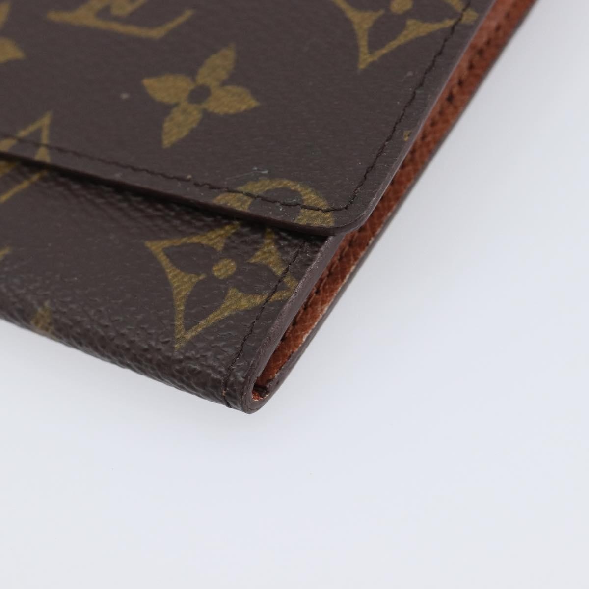 Louis Vuitton Long Macassar Monogram Canvas Brown Canvas Wallets Accessory (Pre-Owned)