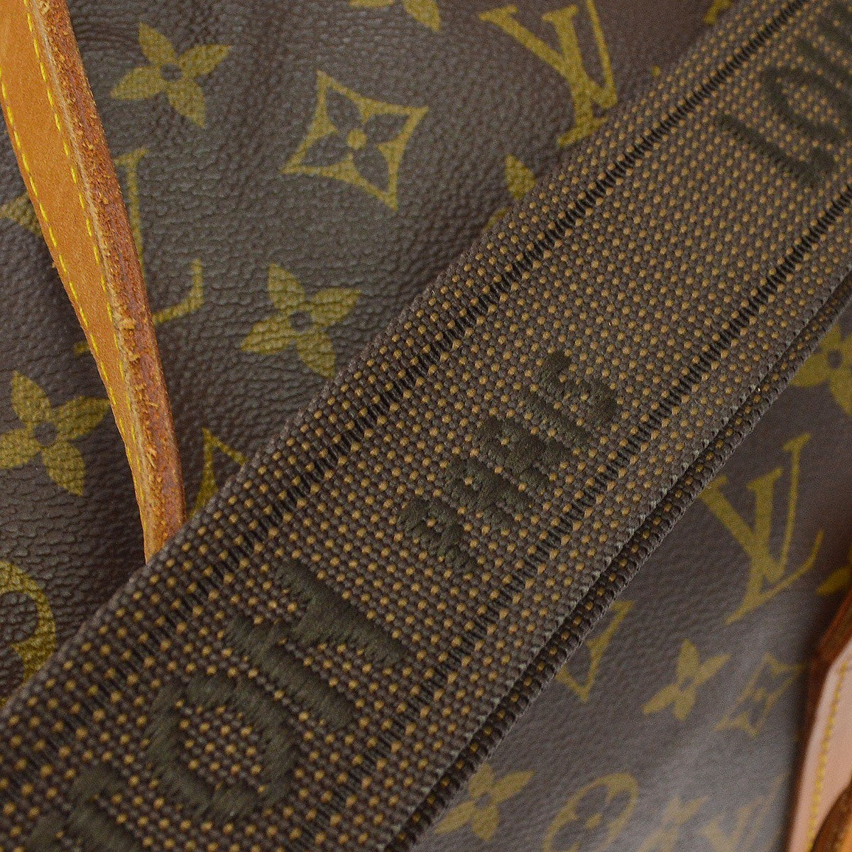 Louis Vuitton Sac Polochon Monogram Canvas Brown Canvas Handbag (Pre-Owned)