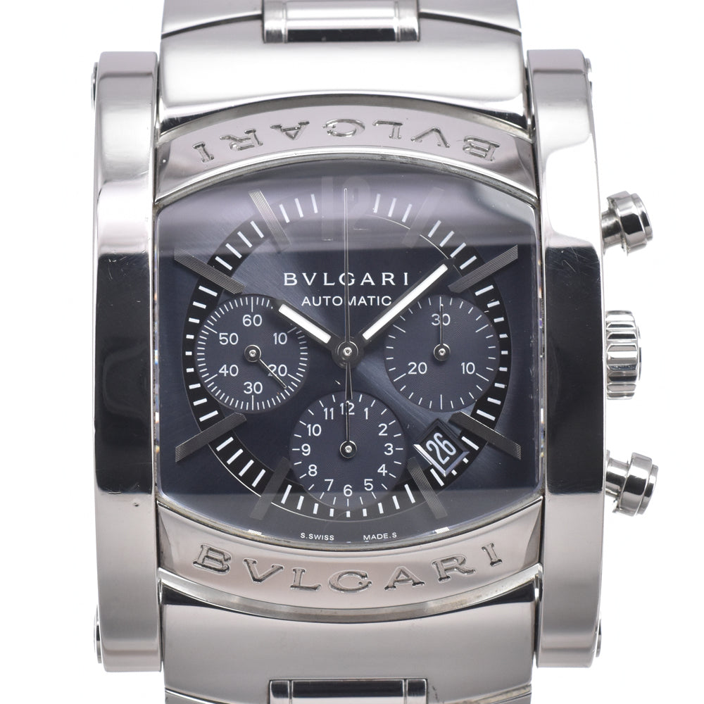 Bvlgari Assioma Chronograph Automatic Stainless Steel Watch (Pre-Owned)