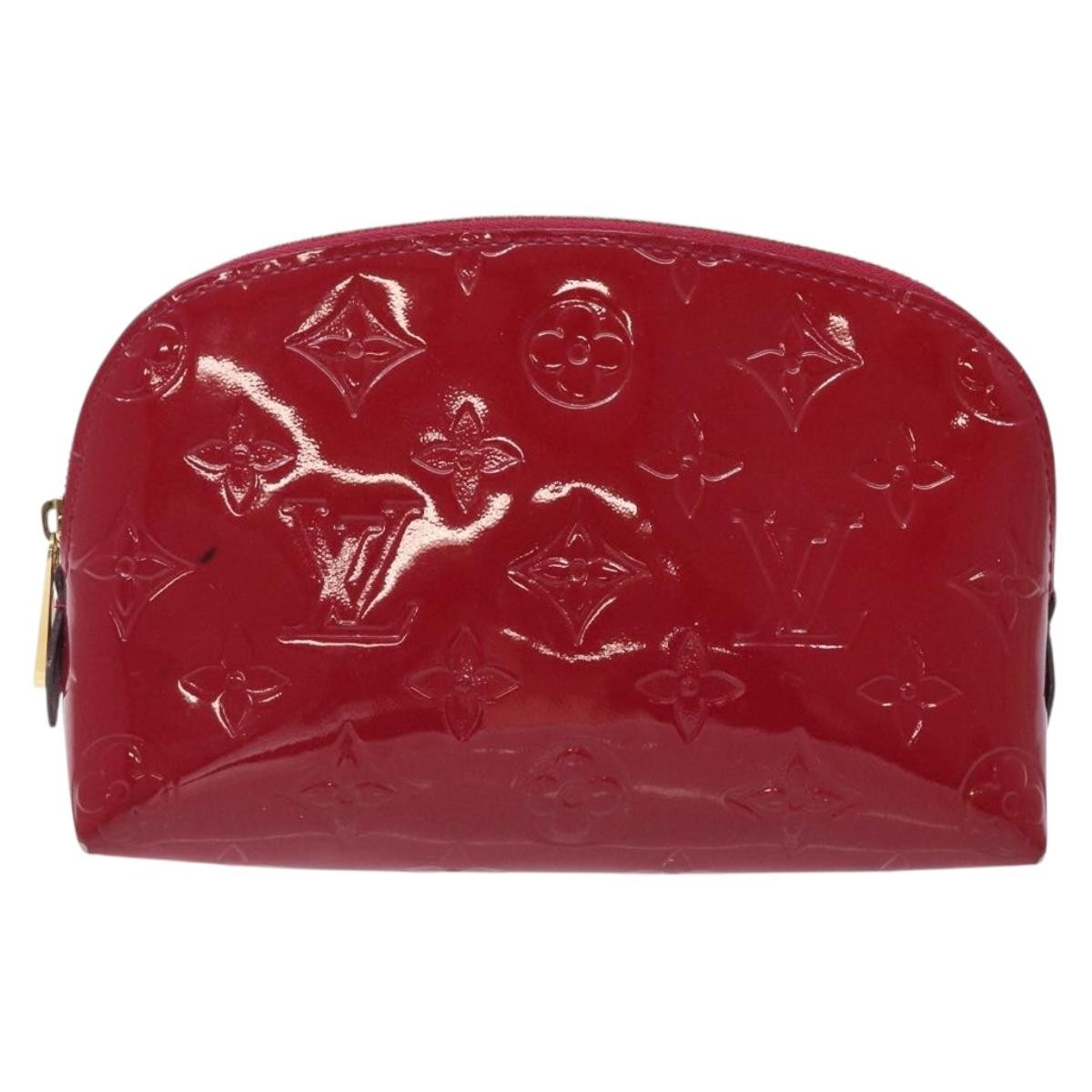 Louis Vuitton Cosmetic Monogram Vernis Pink Patent_Leather Clutche & Pouche Bag (Pre-Owned)