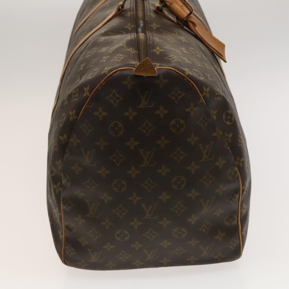 Louis Vuitton Keepall Monogram Canvas Brown Canvas Travel Bag Bag (Pre-Owned)