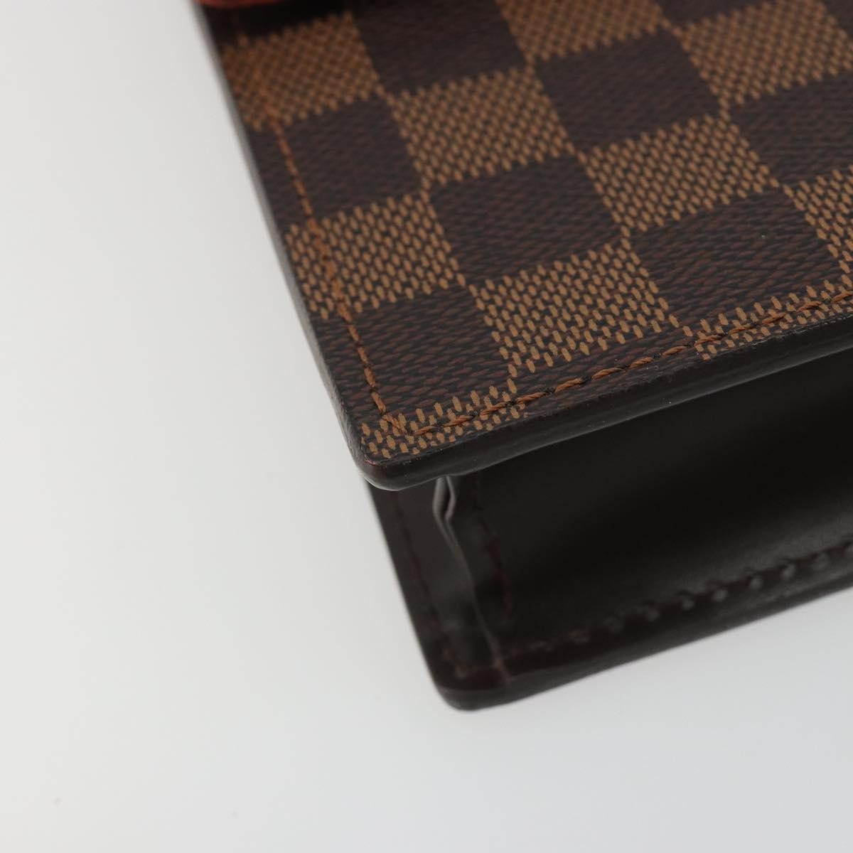 Louis Vuitton Portobello Messenger Damier Ebene Brown Canvas Shoulder Bag Bag (Pre-Owned)