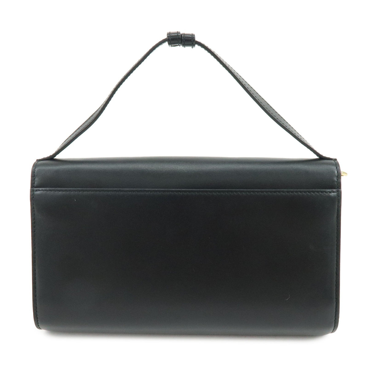 Gucci Zumi Leather Black Leather Shoulder Bag Bag (Pre-Owned)
