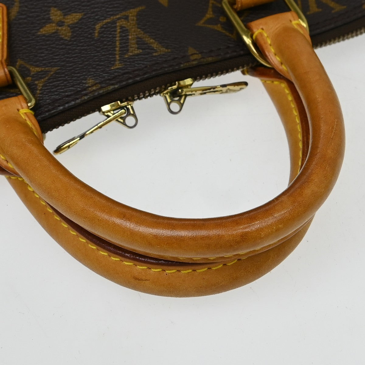 Louis Vuitton Alma Monogram Canvas Brown Canvas Handbag (Pre-Owned)