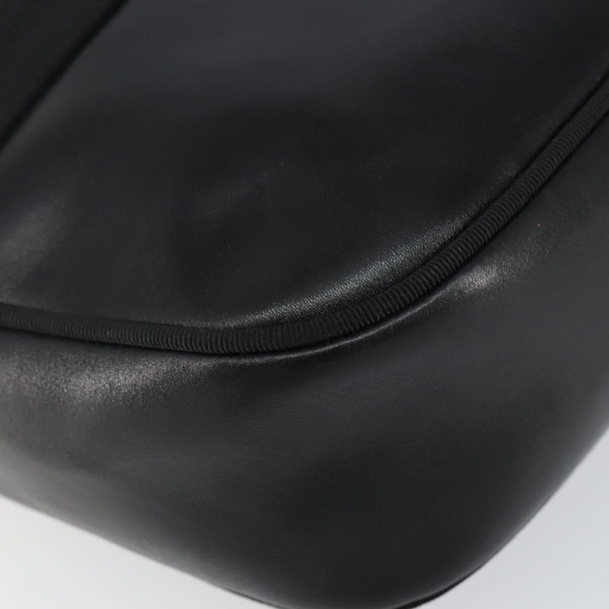 Salvatore Ferragamo Vala Leather Black Leather Shoulder Bag Bag (Pre-Owned)