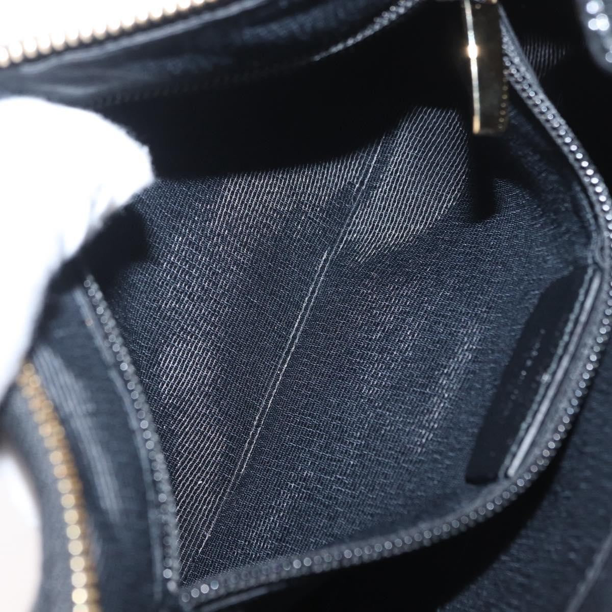 Salvatore Ferragamo Vala Leather Black Leather Shoulder Bag Bag (Pre-Owned)