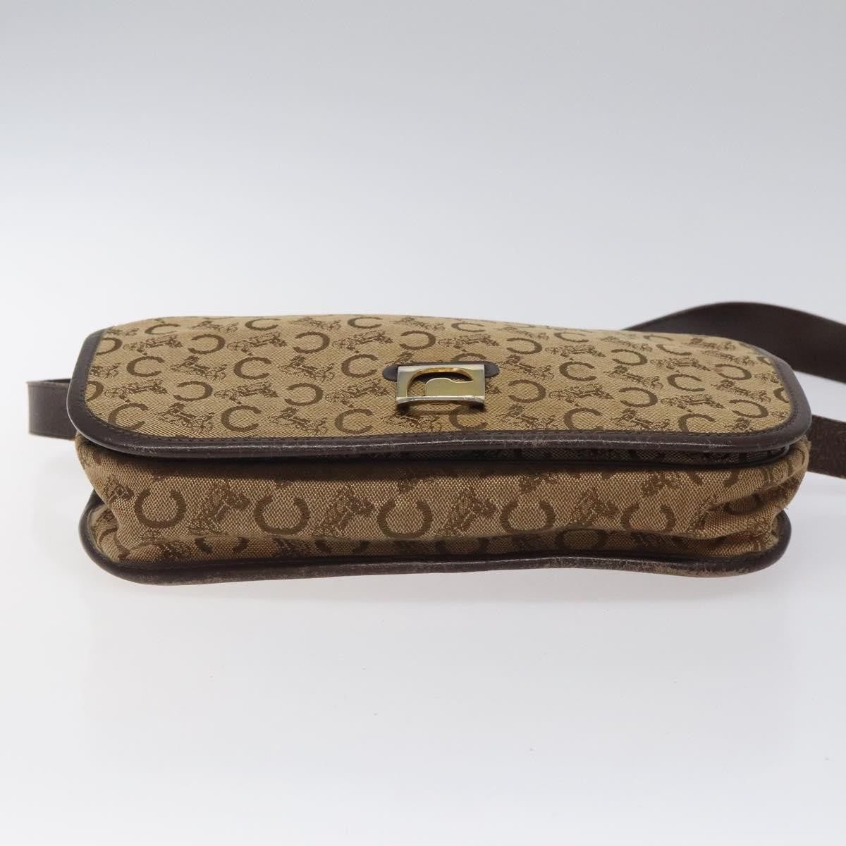 Celine C Sulky Canvas Brown Canvas Shoulder Bag Bag (Pre-Owned)