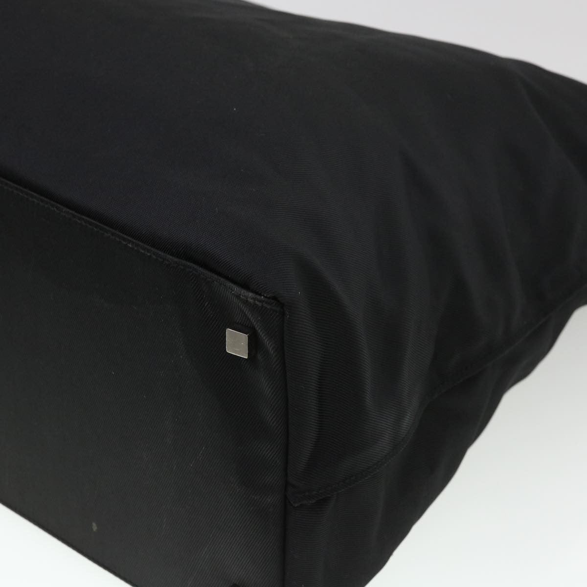 Gucci Boston Nylon Black Nylon Travel Bag Bag (Pre-Owned)