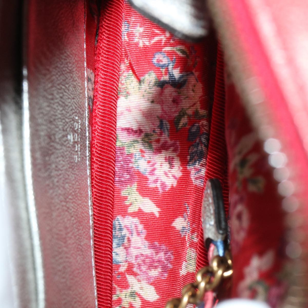 Gucci Trapuntata Camera Lambskin Multicolour Leather Shoulder Bag Bag (Pre-Owned)