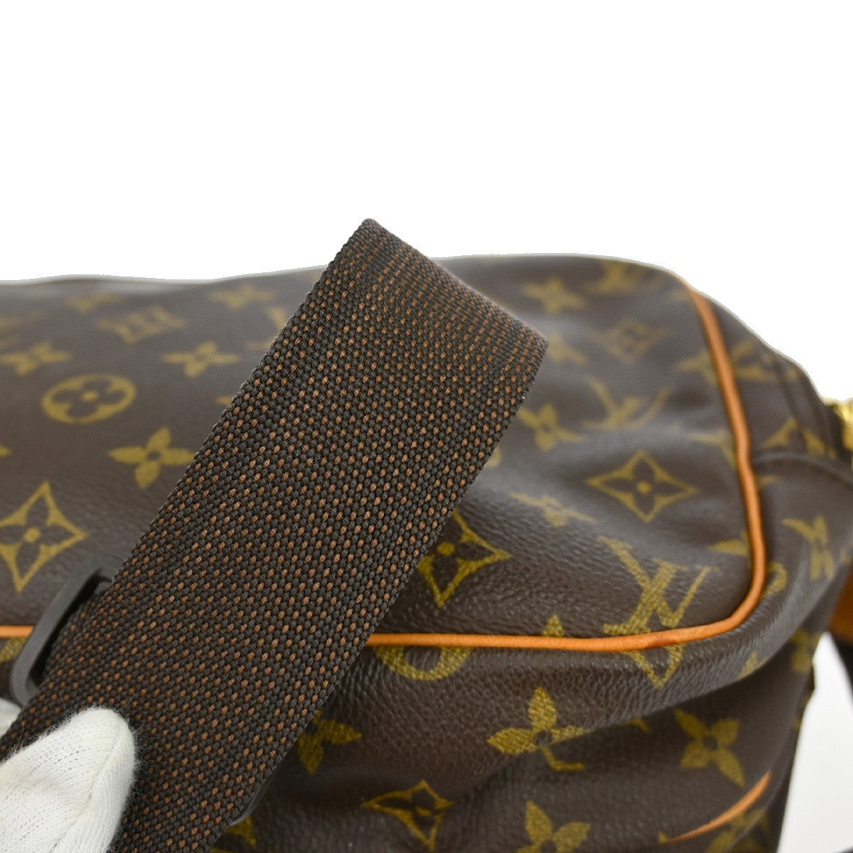 Louis Vuitton Reporter Monogram Brown Canvas Shoulder Bag Bag (Pre-Owned)