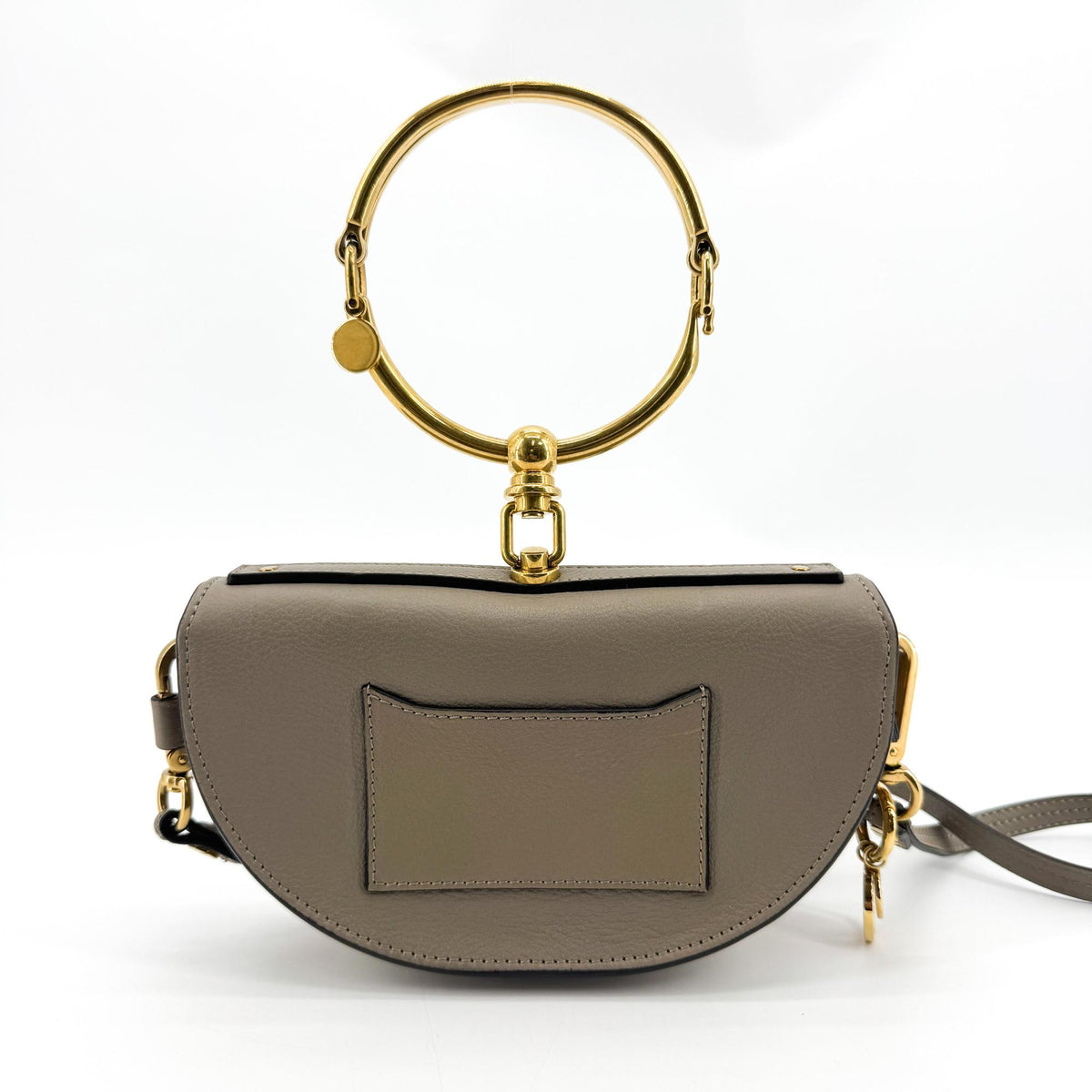 Chloe Nile Leather Brown Leather Crossbody Bag Bag (Pre-Owned)