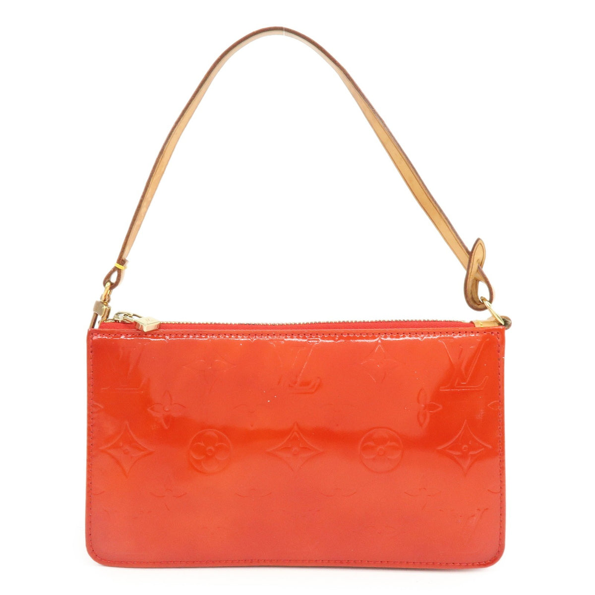Louis Vuitton Lexington Pochette Monogram Vernis Red Patent_Leather Clutche & Pouche Bag (Pre-Owned)
