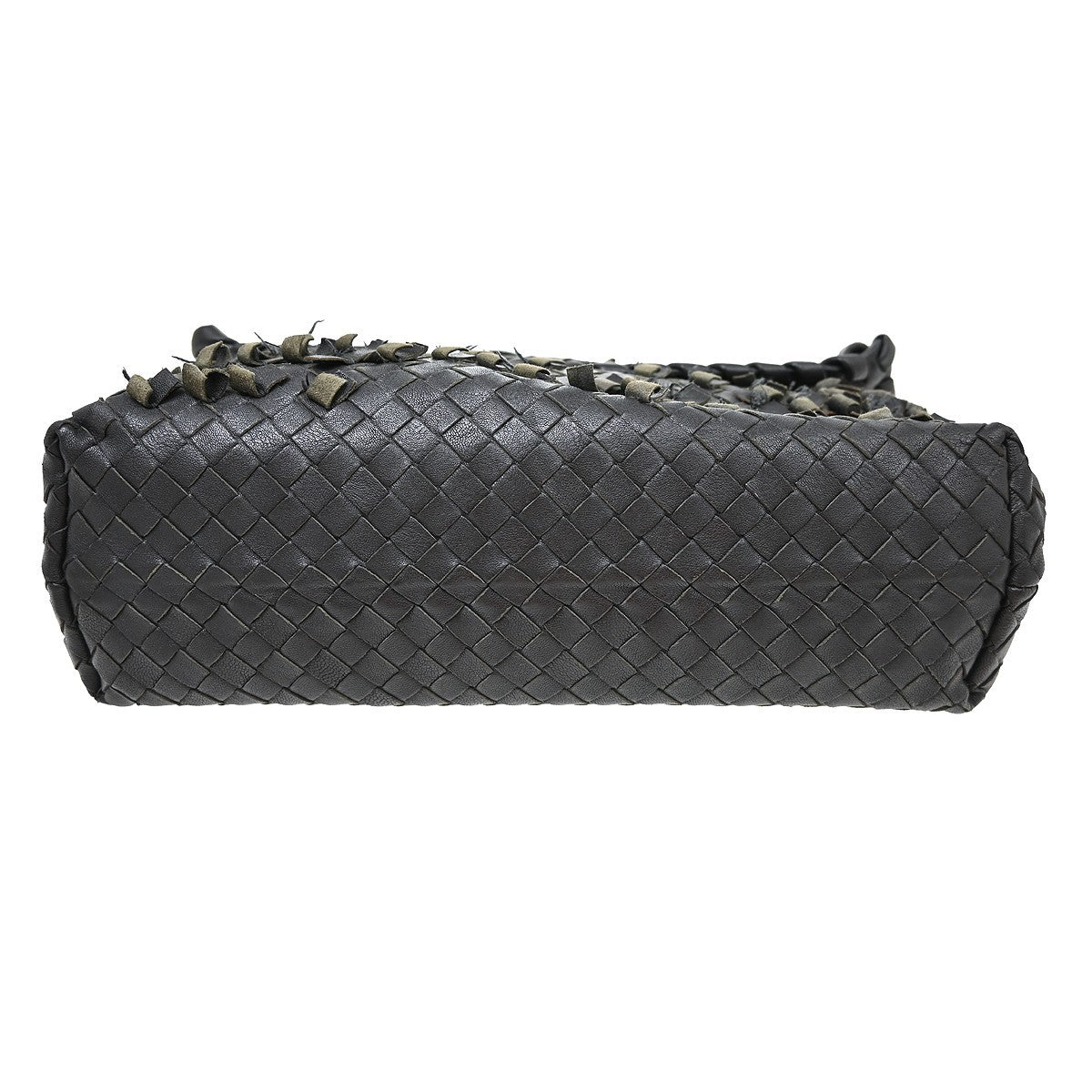 Bottega Veneta Olimpia Tobu Intrecciato Nappa Black Leather Shoulder Bag Bag (Pre-Owned)