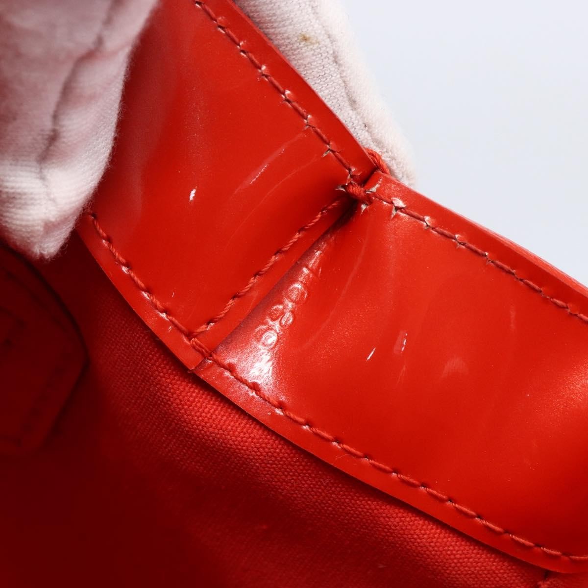 Louis Vuitton Wilshire Monogram Vernis Orange Patent_Leather Tote Bag Bag (Pre-Owned)