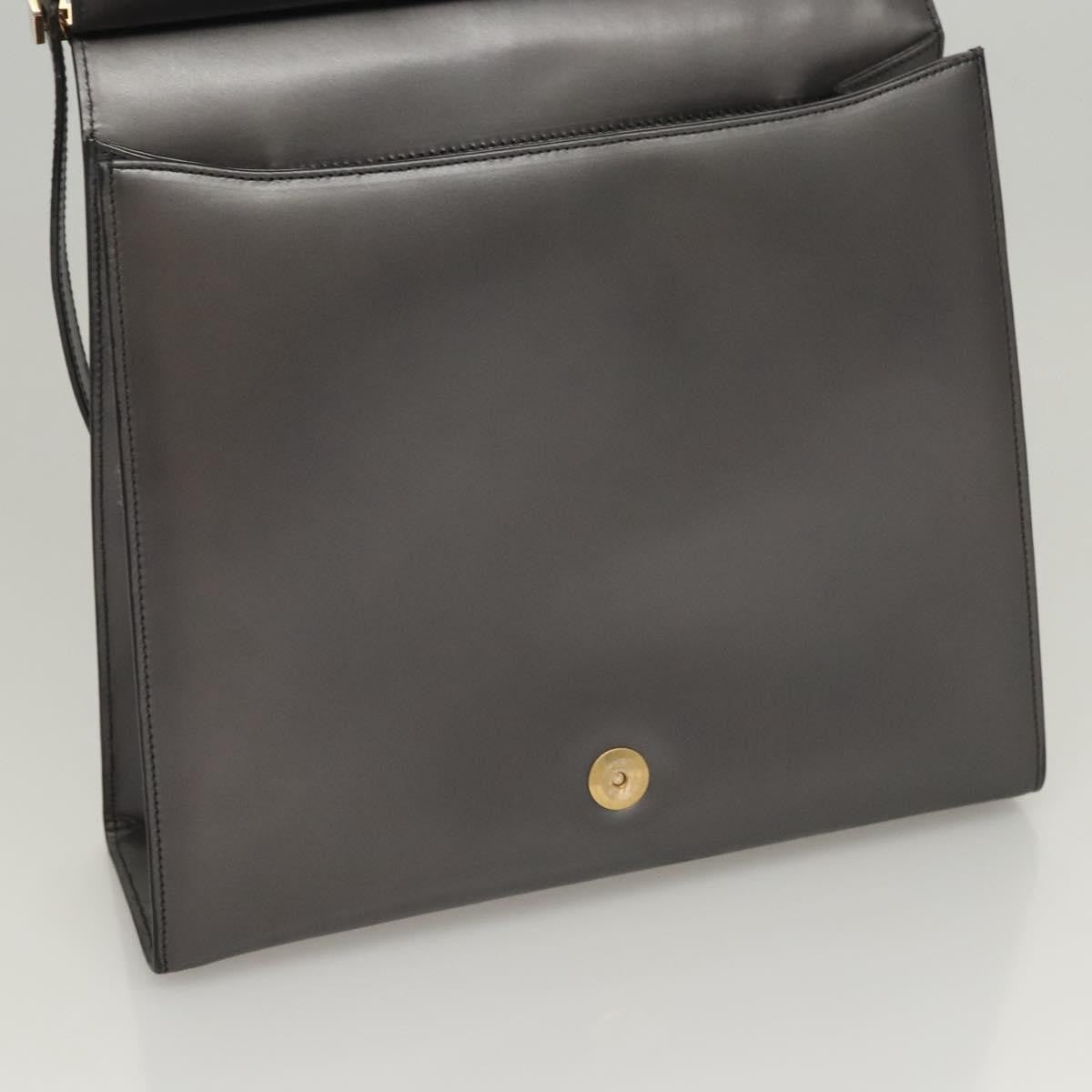 Gucci Shoulder Leather Brown Leather Shoulder Bag Bag (Pre-Owned)