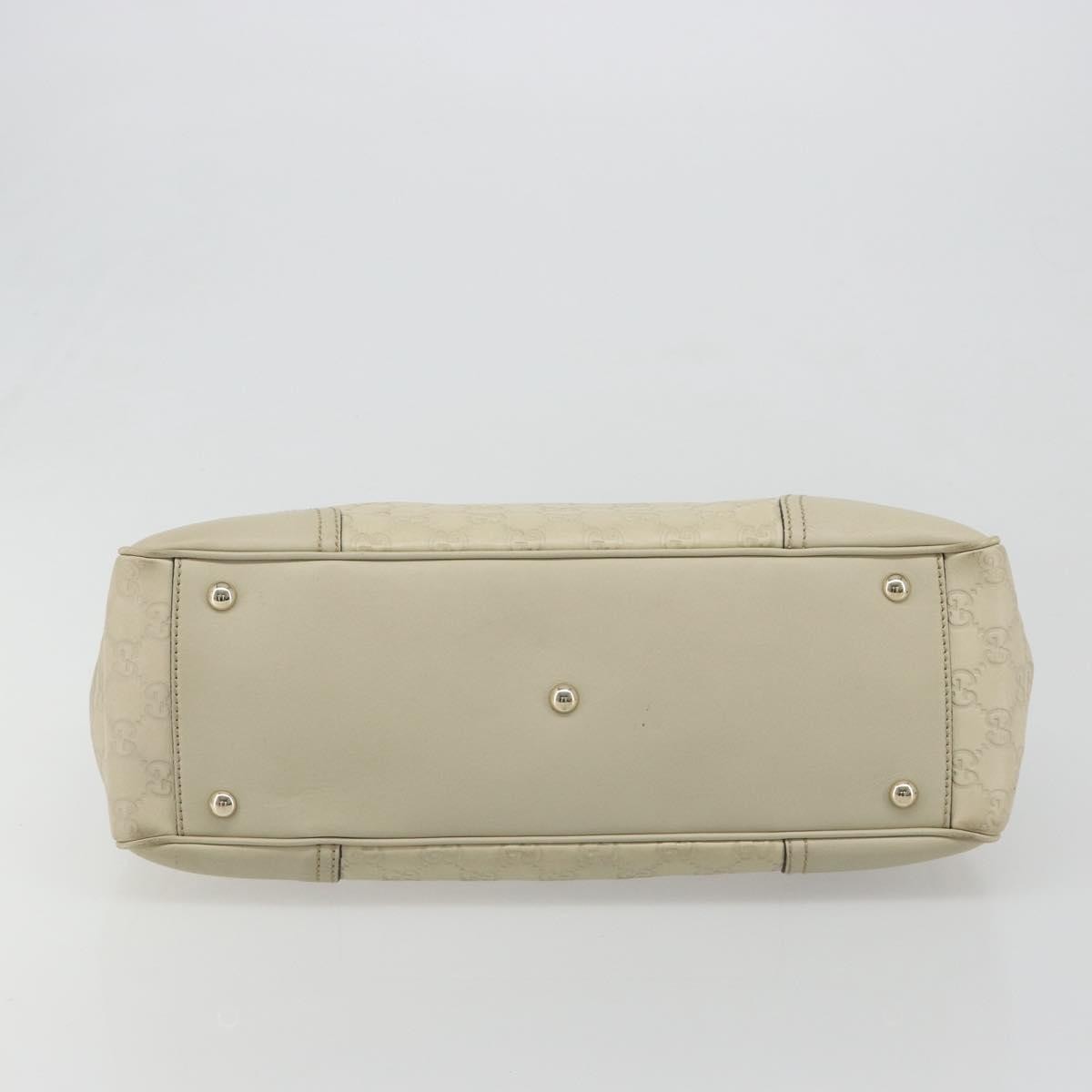 Gucci Princy Tote Guccissima Leather Beige Leather Shoulder Bag Bag (Pre-Owned)