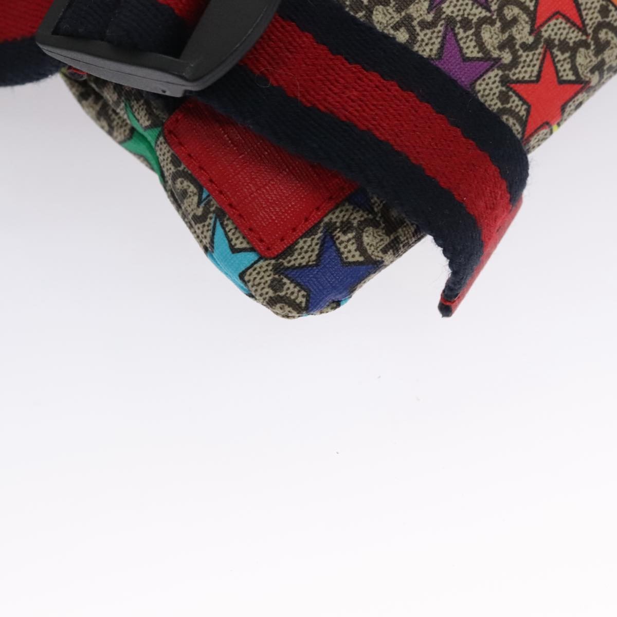 Gucci Children's Drawstring Printed Gg Coated Canvas Multicolour Canvas Backpack Bag (Pre-Owned)