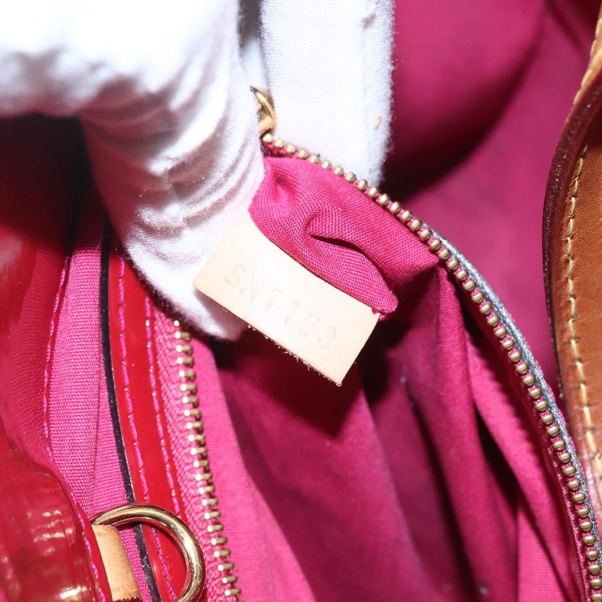 Louis Vuitton Catalina Monogram Vernis Pink Patent_Leather Handbag (Pre-Owned)