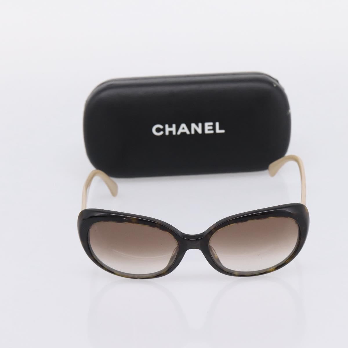 Chanel Logo Cc Plastic Black Plastic Sunglasse Accessory (Pre-Owned)