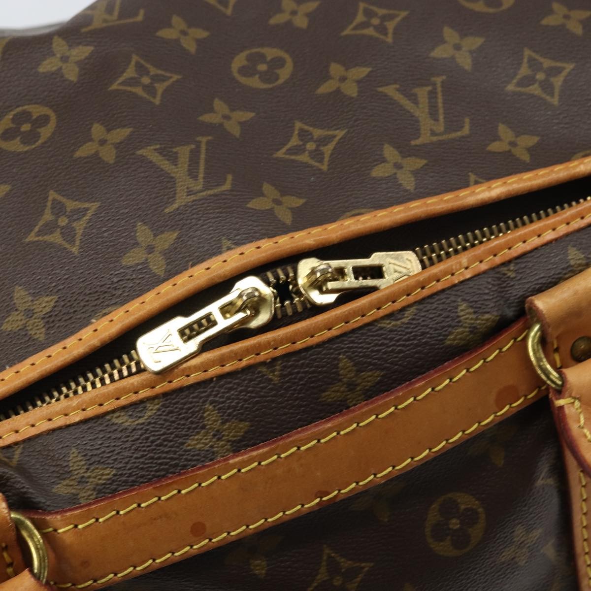 Louis Vuitton Dog Carrier Monogram Canvas Brown Canvas Travel Bag Bag (Pre-Owned)