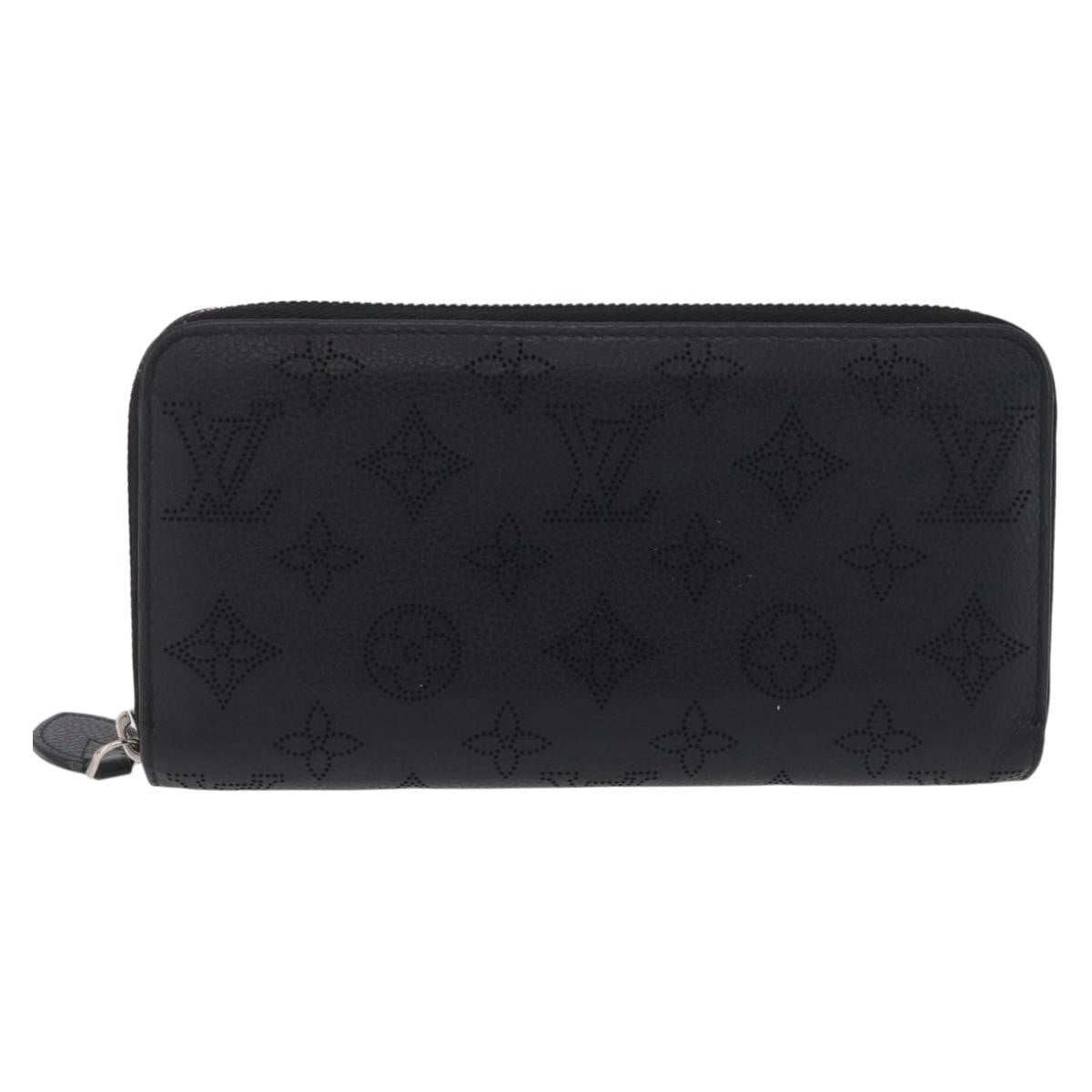 Louis Vuitton Zippy Mahina Leather Black Leather Wallets Accessory (Pre-Owned)