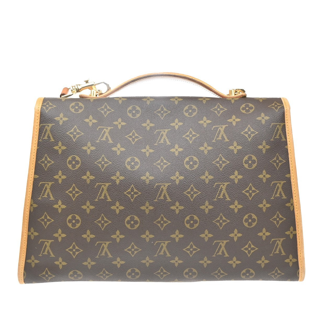 Louis Vuitton Beverly Monogram Canvas Brown Canvas Briefcase Bag (Pre-Owned)