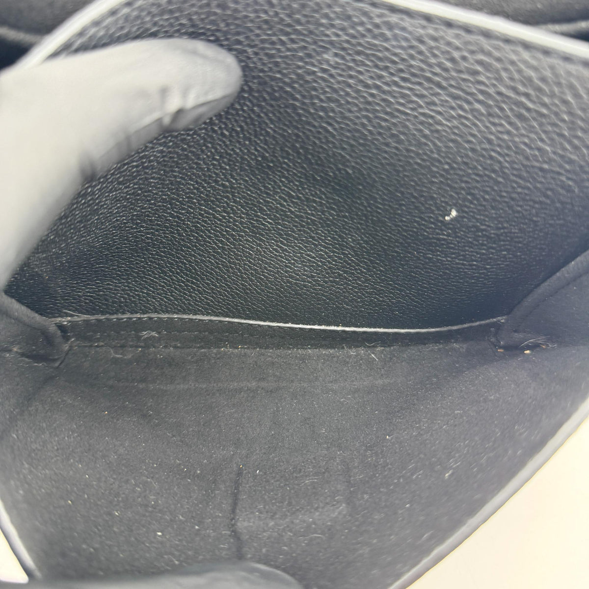 Louis Vuitton Mylockme Leather Black Leather Handbag (Pre-Owned)