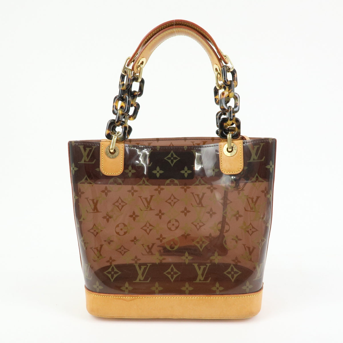Louis Vuitton Sac Ambre Monogram Vinyl Brown Plastic Handbag (Pre-Owned)