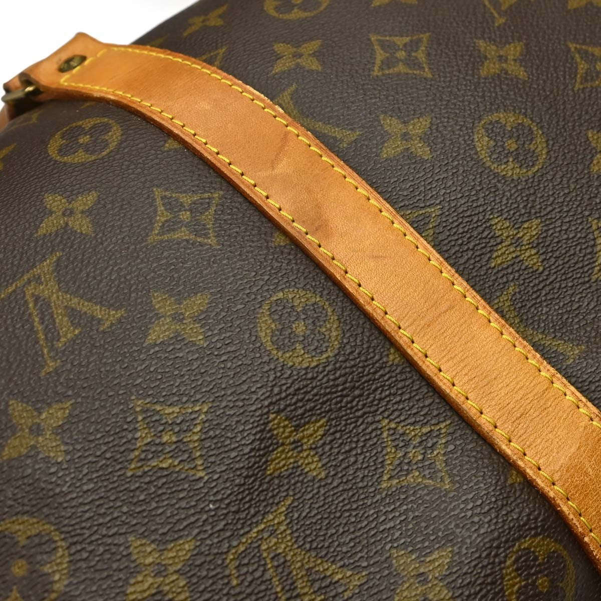 Louis Vuitton Keepall Monogram Canvas Brown Canvas Travel Bag Bag (Pre-Owned)