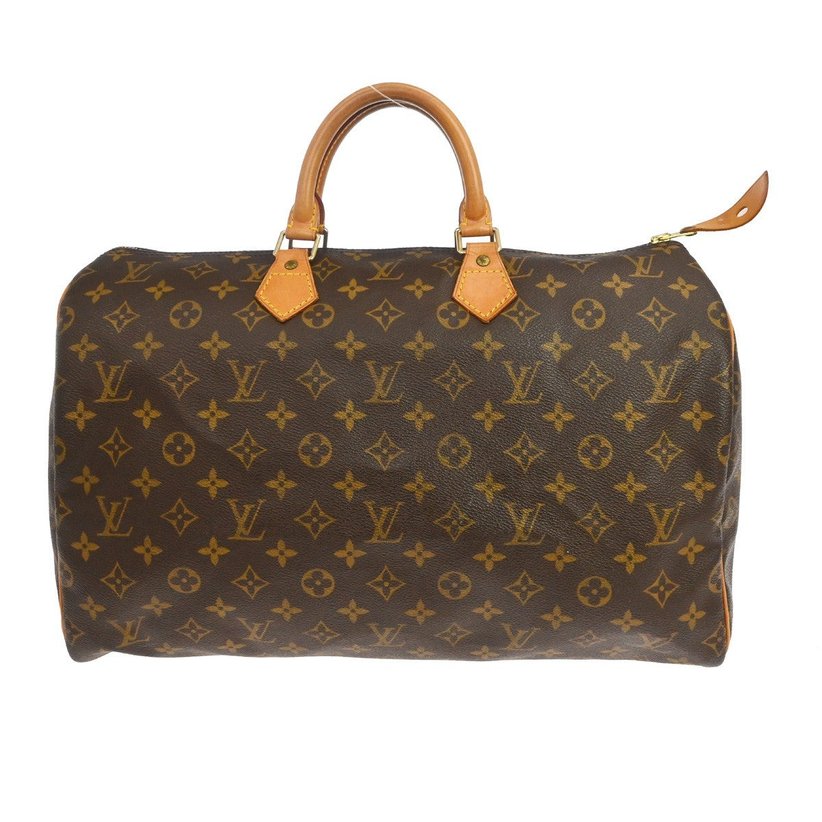 Louis Vuitton Speedy Monogram Brown Canvas Handbag (Pre-Owned)