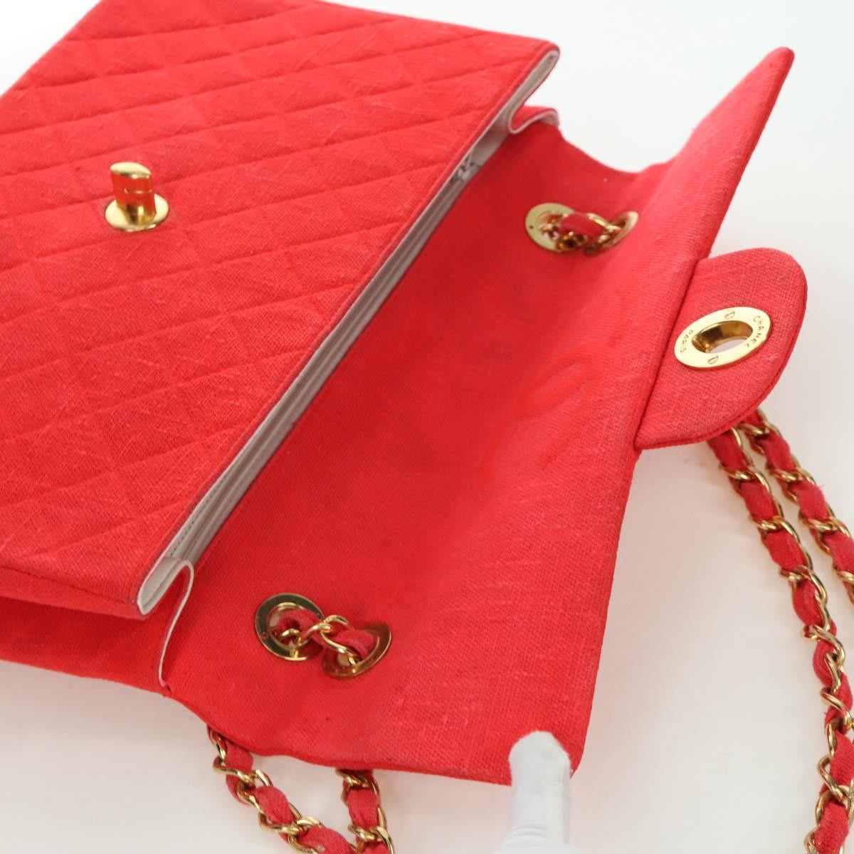 Chanel Flap Shoulder Canvas Multicolour Canvas Handbag (Pre-Owned)