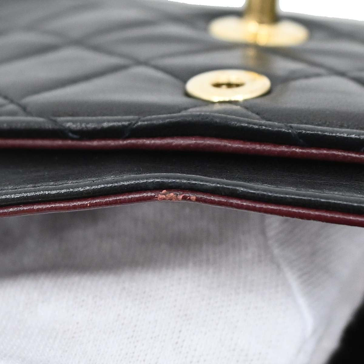 Chanel Timeless - Classic Double Flap Leather Black Leather Shoulder Bag Bag (Pre-Owned)