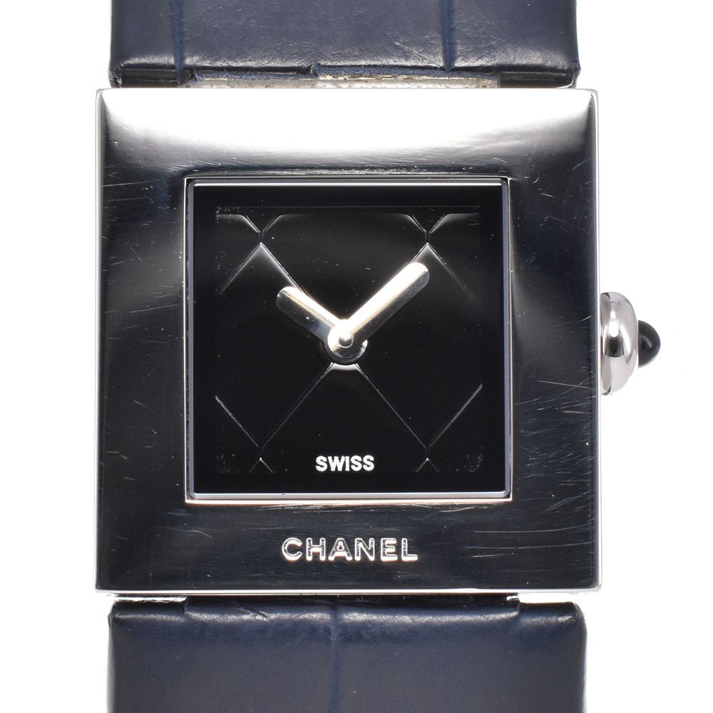 Chanel Matelasse Quartz Stainless Steel Watch (Pre-Owned)