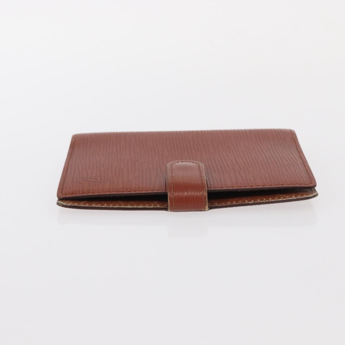 Louis Vuitton Agenda Cover Epi Leather Brown Leather Wallets Accessory (Pre-Owned)