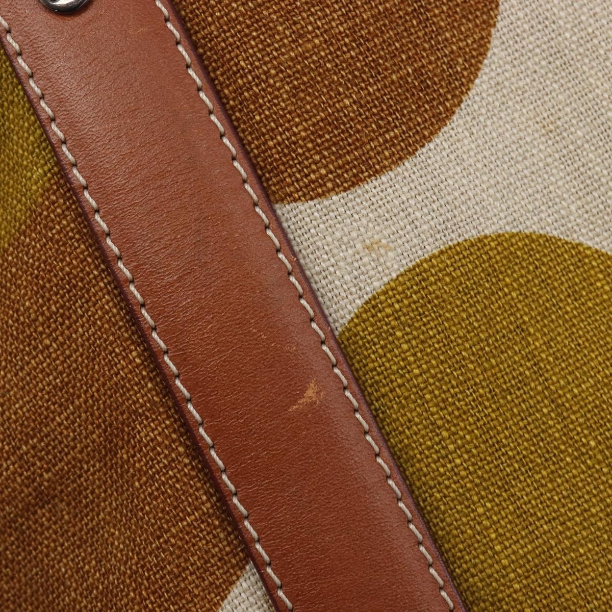 Celine Handbag Canvas Brown Canvas Handbag (Pre-Owned)