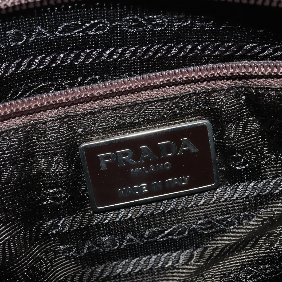 Prada Vintage Leather Beige Leather Shoulder Bag Bag (Pre-Owned)