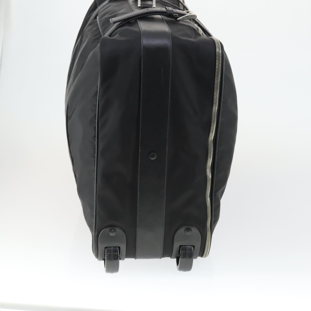 Prada Suitcase Re-Nylon And Saffiano Re-Nylon And Saffiano Black Nylon Travel Bag Bag (Pre-Owned)